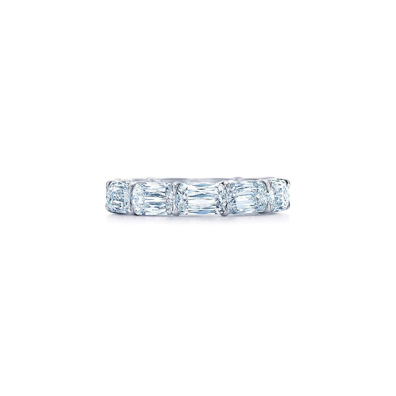 Engagement Ring with Three Ashoka Diamonds in Platinum, Ashoka Center